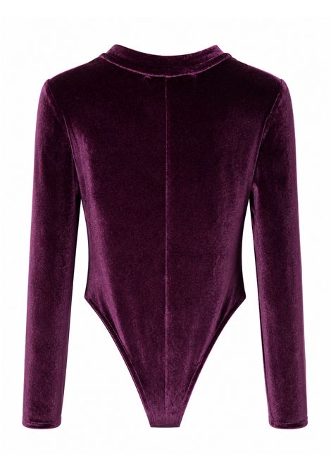 Body in velluto Lù-Lù BY MISS GRANT | LL4689MAGENTA